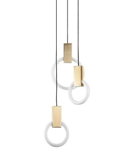 LUSTRA HOPP DISC 3, DIN METAL, AURIE, STIL MODERN, B2 - Img 2