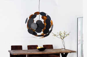 LUSTRA, INFINITY HOME, NEGRU/AURIU, COD 36226, STIL MODERN - Img 2