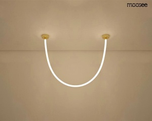 LUSTRA LASSO 200 SMART GOLD, CONFECTIONATA DIN OTEL SI ACRIL, STIL MODERN - Img 3