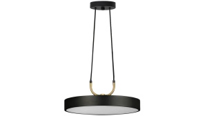 LUSTRA, LED GOLD BLACK 40CM ,APP948-1CP, METAL SI LED