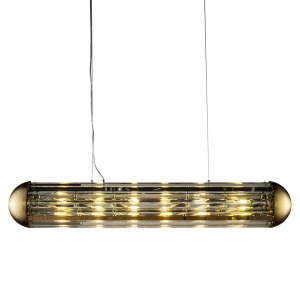 LUSTRA MULA 212989, CONFECTIONATA DIN METAL SI STICLA, ALAMA, STIL MODERN