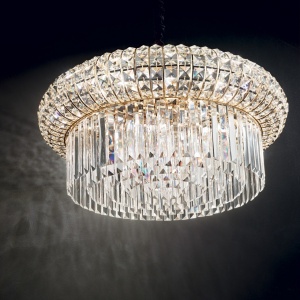 LUSTRA NABUCCO SP12, AURIU, DIN CRISTAL, STIL MODERN - Img 4