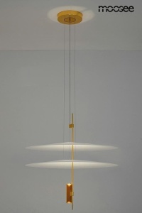 LUSTRA PARROT 68 GOLD, CONFECTIONATA DIN ACRIL SI METAL, STIL MODERN - Img 2