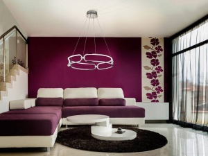 LUSTRA/PLAFONIERA COLETTE, CU TELECOMANDA, 60CM, CROM/OPAL, DIN ALUMINIU SI SILICON, STIL MODERN
