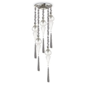LUSTRA/PLAFONIERA DESIGN CLASIC, HAMMAM SP5, ARGINTIE, IDEAL LUX