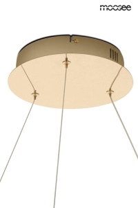 LUSTRA RING SLIM 150 GOLD, CONFECTIONATA DIN OTEL, STIL MODERN - Img 3