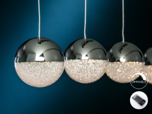 LUSTRA SPHERE 793635D, DIN METAL CROMAT SI POLICARBONAT, STIL MODERN, SCHULLER - Img 2