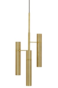 LUSTRA TUBI, AURIU, DIN ALUMINIU, STIL MODERN, B2