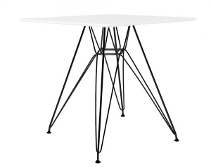 MASA ALBA DSR SQUARE BLACK 80x80 STIL MODERN B2 - Img 2