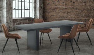 MASA DE INTERIOR/EXTERIOR/OFFICE, TADAO 240CM, RASINA DIN CIMENT, ARTIM GROUP SELECTION - Img 2