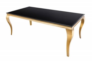 MASA DE SUFRAGERIE CLASICA 180CM, DIN METAL DE CULOARE AURIE SI STICLA, ARTIM GROUP SELECTION - Img 4