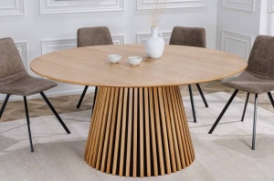 MASA DE SUFRAGERIE ROTUNDA, 120CM, STEJAR, MDF SI FURNIR, ARTIM GROUP SELECTION