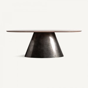 MASA DEOSEBITA, WARHEM 220CM, DIN LEMN DE MANGO SI METAL, MARO/ARGINTIU, ARTIM GROUP SELECTION