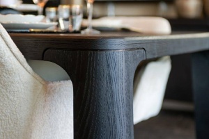 MASA DINING BACCARAT, 230 CM, NEAGRA, 7734, DIN FURNIR DE STEJAR, RICHMOND INTERIORS - Img 5