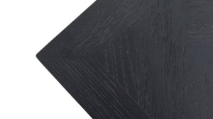 MASA DINING BLACKBONE, 200 CM, NEGRU RUSTIC, DIN LEMN DE STEJAR, RICHMOND INTERIORS - Img 7
