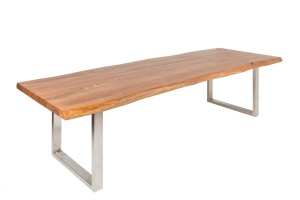 MASA DINING DIN LEMN, MAMMUT 300CM, DIN LEMN SALCAM, DESIGN INDUSTRIAL - Img 2