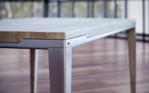 MASA DINING DYLE ESSENCE 001 240x100, DIN METAL SI LEMN MASIV, STIL MODERN B2 - Img 2