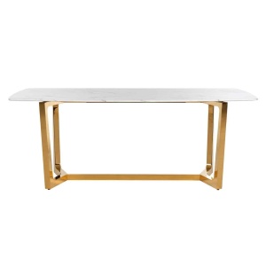 MASA DINING DYNASTY 200, AURIU/EFECT DE MARMURA, STIL MODERN, B2 - Img 4