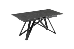MASA DINING EXTENSIBILA, ATLAS 160/200CM, BLAT DIN STICLA, CERAMICA SI PICIOARE METAL, ARTIM GROUP SELECTION - Img 4
