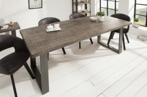 MASA DINING IRON 180CM, CRAFT MANGO COD 38657, DESIGN VINTAGE INDUSTRIAL