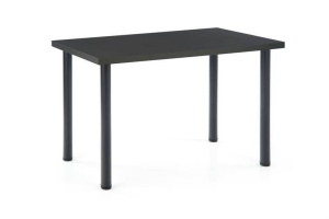 MASA DINING MODEX 2, ANTRACIT/NEGRU, 120 CM, BLAT DIN PAL SI PICIOARE DIN METAL , STIL MODERN - Img 1