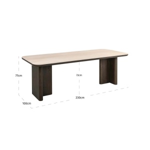 MASA DINING, NANDO 230CM, FURNIR SI TRAVERTIN, MARO, RICHMOND INTERIORS - Img 10