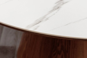 MASA DINING ROTUNDA, UNIQUE, 120CM, LEMN FURNIRUIT SI CERAMICA, ARTIM GROUP SELECTION - Img 4
