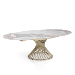 MASA EXTENSIBILA 120/180CM, JORUM 1, DIN METAL SI CERAMICA, ARTIM GROUP SELECTION