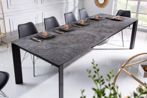 MASA EXTENSIBILA 180/240CM, MODEL X7, CERAMICA/STICLA, ASPECT MARMURA, ARTIM GROUP SELECTION