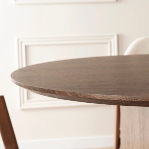 MASA EXTENSIBILA 200-300CM, ARTIM MEBLE, REALIZATA DIN MDF, CULOARE NUC, STIL MODERN - Img 4