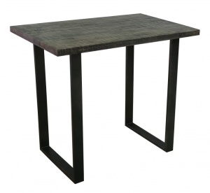 MASA PENTRU BAR 120CM, IRON CRAFT MANGO, COD 38667, DESIGN VINTAGE INDUSTRIAL - Img 1