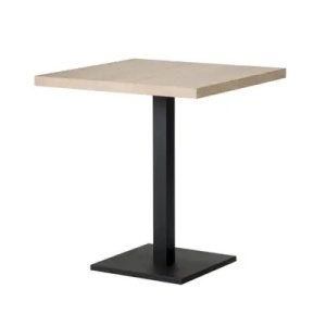MASA PENTRU CAFENEA, 68x68 CM, STEJAR SONOMA/NEGRU, DIN PAL LAMINAT SI OTEL, ARTIM GROUP SELECTION