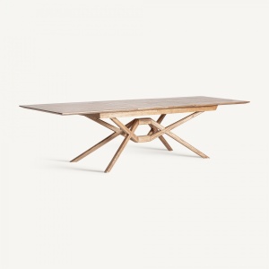 MASA SUFRAGERIE EXTENSIBILA, VREBOS 220CM, LEMN DE FRASIN SI MDF, NATUR, ARTIM GROUP SELECTION - Img 4