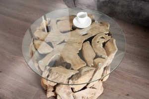 MASUTA DE CAFEA 50CM, NATURE LOUNGE, 23208-1 + 23208-2, DESIGN RUSTIC