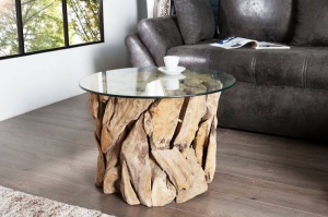 MASUTA DE CAFEA 50CM, NATURE LOUNGE, 23208-1 + 23208-2, DESIGN RUSTIC - Img 4