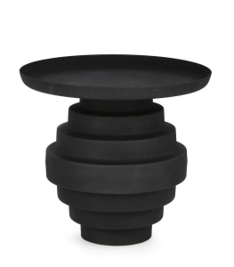 MASUTA DE CAFEA AMBA 40 NEAGRA, CONFECTIONATA DIN OTEL, STIL MODERN