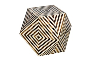 MASUTA DE CAFEA, BONE INLAY 40CM, POLIRASINA SI OS DE BIVOL, ARTIM GROUP SELECTION - Img 5