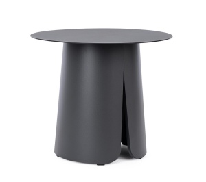 MASUTA DE CAFEA BRYAN NEAGRA, CONFECTIONATA DIN ALUMINIU SI OTEL INOXIDABIL, STIL MODERN