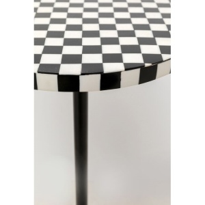 MASUTA DE CAFEA CHSS 25 ALB/NEGRU, CONFECTIONATA DIN OTEL SI MDF, ALB/NEGRU, STIL MODERN - Img 3