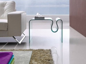 MASUTA DE CAFEA FLORES MINI DIN STICLA STIL MODERN B2 - Img 3