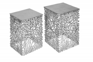 MASUTA DE CAFEA, GINKO, DIN METAL, COD 40612, DESIGN MODERN - Img 6