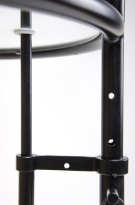 MASUTA DE CAFEA GREY DIN METAL CU BLAT DE STICLA STIL MODERN B2 - Img 6