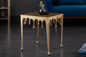 MASUTA DE CAFEA, LIQUID L 50CM AURIU, DIN METAL, STIL MODERN