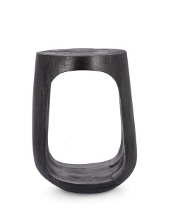 MASUTA DE CAFEA LOPEZ NEAGRA, CONFECTIONATA DIN LEMN DE MANGO, STIL MODERN - Img 2