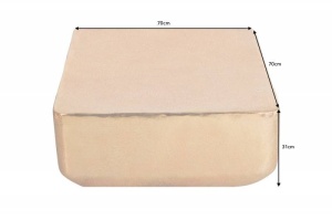 MASUTA DE CAFEA, UNIT 70CM, METAL DE CULOARE AURIE, COD 42732 - Img 6