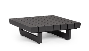 MASUTA DE GRADINA INFINITY, GRI, CONFECTIONATA DIN ALUMINIU, STIL MODERN