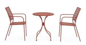 MASUTA DE GRADINA LIZETTE ROSIE, CONFECTIONATA DIN OTEL, STIL MODERN - Img 2