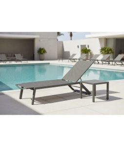 MASUTA PENTRU PISCINIA DIN ALUMINIU AZURA, CULOARE ANTRACIT, PENTRU UZ COMERCIAL, ARTIM GROUP SELECTION - Img 2