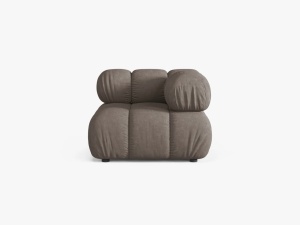 MODUL COLTAR BELLIS, CAPPUCINO, CU TAPITERIE DIN TEXTIL STRUCTURAT LIBERTY, MICADONI