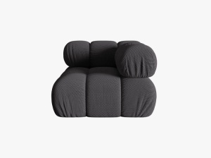 MODUL COLTAR BELLIS, ESPRESSO, CU TAPITERIE DIN TEXTIL 3D SONIC, MICADONI - Img 2